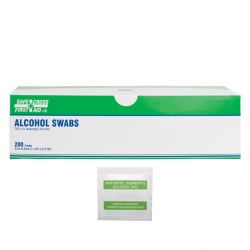 SAFECROSS FIRST AID 06095, ALCOHOL PADS 200/BX 06095