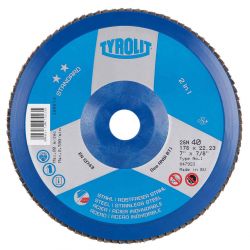 Tyrolit - FLAP DISC 5" X 7/8" 60 GRIT TYPE 27 - 847925