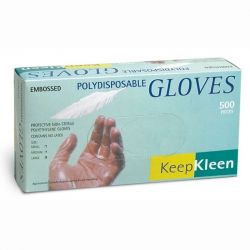 SUPERIOR GLOVE PD/M, GLOVE-POLY DISPOSABLE MEDIUM - 500/DISPENSER SOLD/DISPENSER PD/M