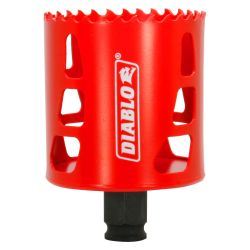 FREUD DIABLO DHS2500, HOLESAW-WELDED EDGE 2-1/2" - HS 60MM LONG DHS2500