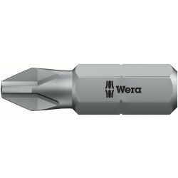 WERA 05072072001, INSERT BIT-PHILLIPS #2 X 1" - 1/4 HEX SHANK 05072072001