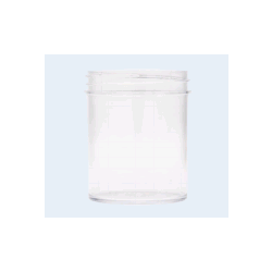 WFS APPROVED 006452, JAR-CLEAR 4 OZ. STYRENE - STRAIGHT SIDED 58/400 006452